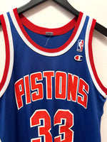 Grant Hill Detroit Pistons #33 Champion Jersey Sz 40