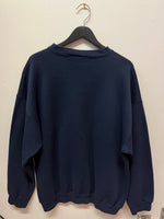 Vintage 1997 West Virginia Carquest Bowl Football Navy Blue  Crewneck Sweatshirt Sz