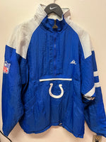 Indianapolis Colts 1/2 Zip Jacket Sz XL