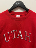 University of Utah Embroidered Red Sweatshirt New with Tag