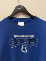 Indianapolis Colts Embroidered Crewneck Sweatshirt Sz XL