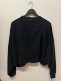 Nike Black Cropped Sweatshirt Sz M