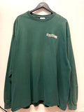 Vintage Nike Embroidered Dark Green Long Sleeve T-Shirt Sz XXL