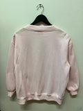 Vintage Pink Sweatshirt Cardigan Sz M