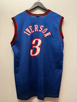 76ers Allen Iverson #3 Champion Jersey Sz M/40