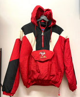 University of Louisville Cardinals 1/2 Zip Starter Jacket Sz M – 812 Vintage