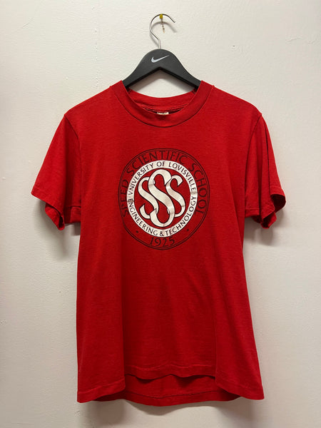 Vintage University of Louisville Speed Scientific School Screen Stars T-Shirt Sz M