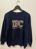 Vintage Indiana Business College Paisley Embroidered Crewneck Sweatshirt Sz XL