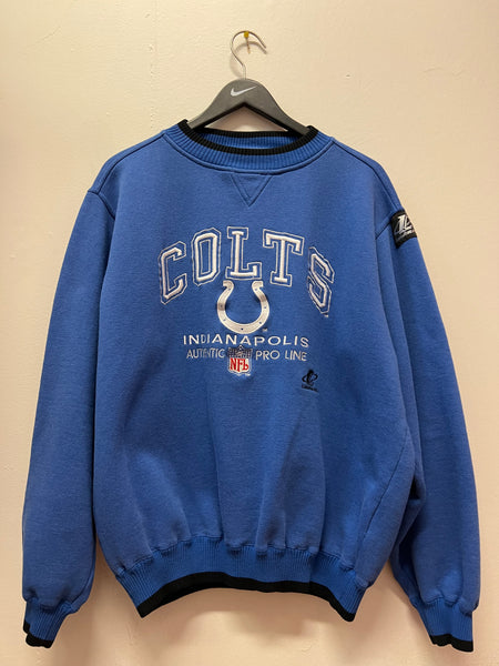 Indianapolis Colts Embroidered Sweatshirt Sz XL