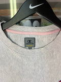 Champion Gray Crewneck Sweatshirt Sz L