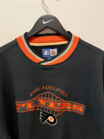 Philadelphia Flyers Starter Embroidered Crewneck Sweatshirt Sz XL