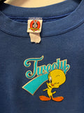 Vintage 1997 Winking Tweety Looney Tunes Sweatshirt Sz XL