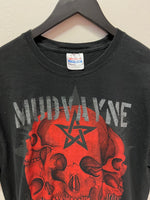 Vintage Mudvayne Heavy Metal Band Skulls T-Shirt Sz L