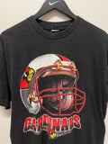 Vintage University of Louisville Cardinals Football Large Graphics T-Shirt Sz L
