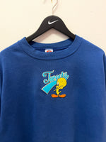 Vintage 1997 Winking Tweety Looney Tunes Sweatshirt Sz XL