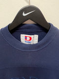 Vintage Nevada Navy Blue Sweatshirt with Denim Appliqué Sz M