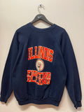 Vintage University of Illinois Fighting Illini Crewneck Sweatshirt Sz XL