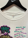 Vintage 1995 Festivals of Music Concert Tour T-Shirt Sz XL