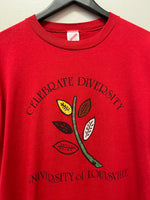 Vintage University of Louisville Celebrate Diversity T-Shirt Sz L