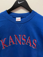 University of Kansas Embroidered Blue Sweatshirt New with Tag