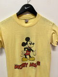 Vintage Mickey Mouse Front & Back Graphics T-Shirt Sz S