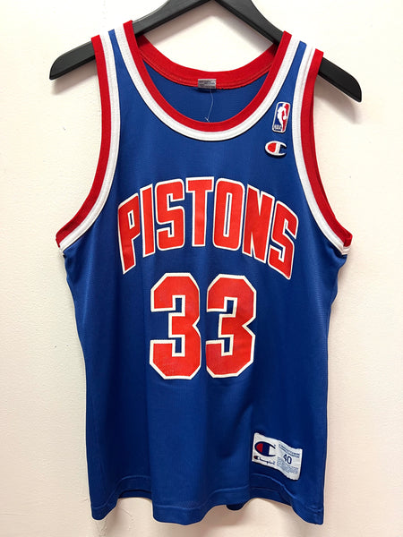 Grant Hill Detroit Pistons #33 Champion Jersey Sz 40 – 812 Vintage
