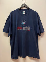 Columbus Blue Jackets Hockey Team Embroidered T-Shirt Sz XL